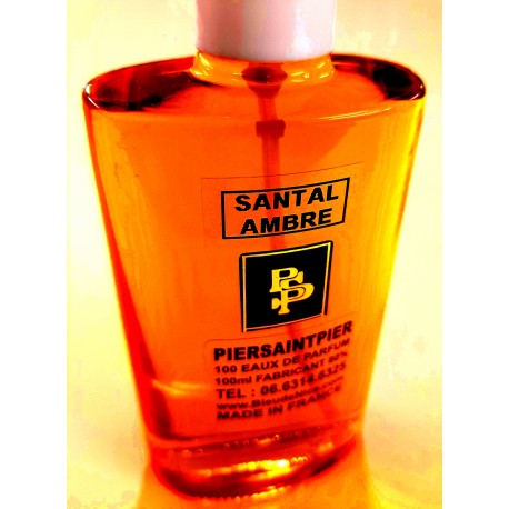 SANTAL AMBRE (FOR MEN) - EAU DE PARFUM (Flacon Simple 100ml / Sans Boite) 