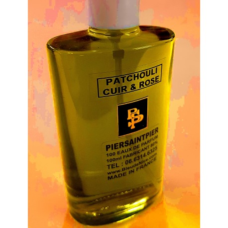 PATCHOULI CUIR & ROSE (FOR MEN) - EAU DE PARFUM (Flacon Simple 100ml / Sans Boite)