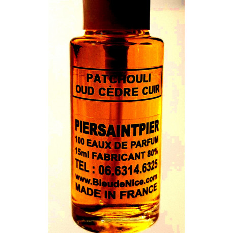 PATCHOULI OUD CEDRE CUIR (FOR MEN) - EAU DE PARFUM (Vapo / Sac / Testeur 15ml)