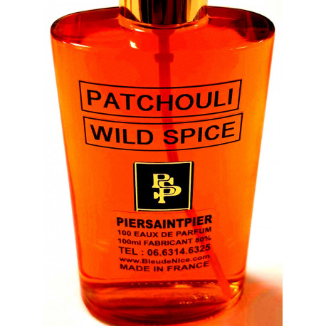 PATCHOULI WILD SPICE (FOR MEN) - EAU DE PARFUM (Flacon Simple 100ml / Sans Boite)