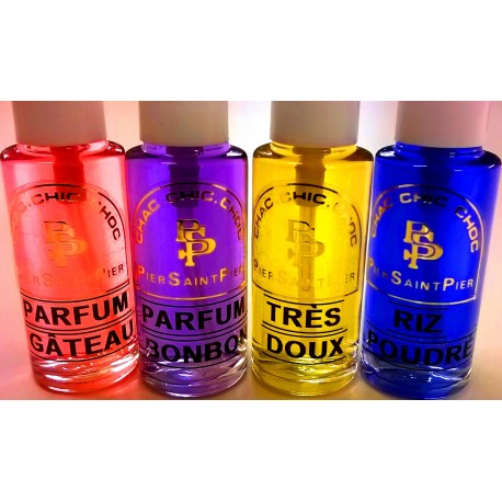 SACHET DES 4 GOURMANDS - EAU DE PARFUM (Soit : 3x15ml + 1x15ml de RIZ POUDRÉ Offert)